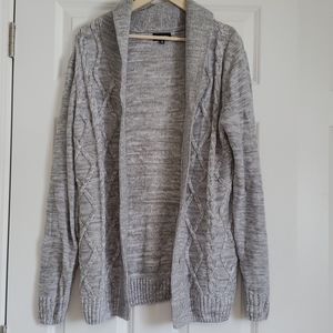 Button Up Cable Knit Cardigan